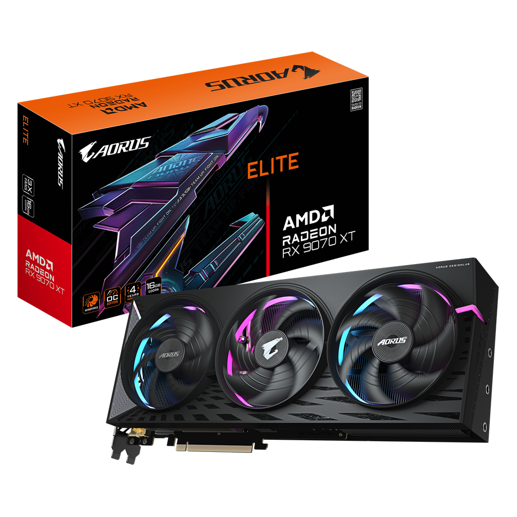 [RX9070GIB] Tarjeta De Vídeo Gigabyte Aorus Radeon RX9070XT OC Gddr6 16GB