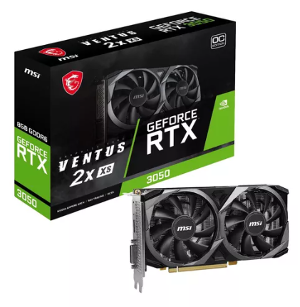 [MSI8GB] TARJETA VIDEO MSI Geforce RTX 3050 Ventus 2x Oc 8GB
