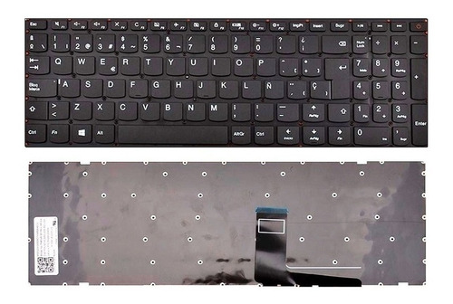 Teclado Lenovo Ideapad 510-15IS / 110-15AST 110-15IBR 110-15ACL 110-AST 510-15ISK
