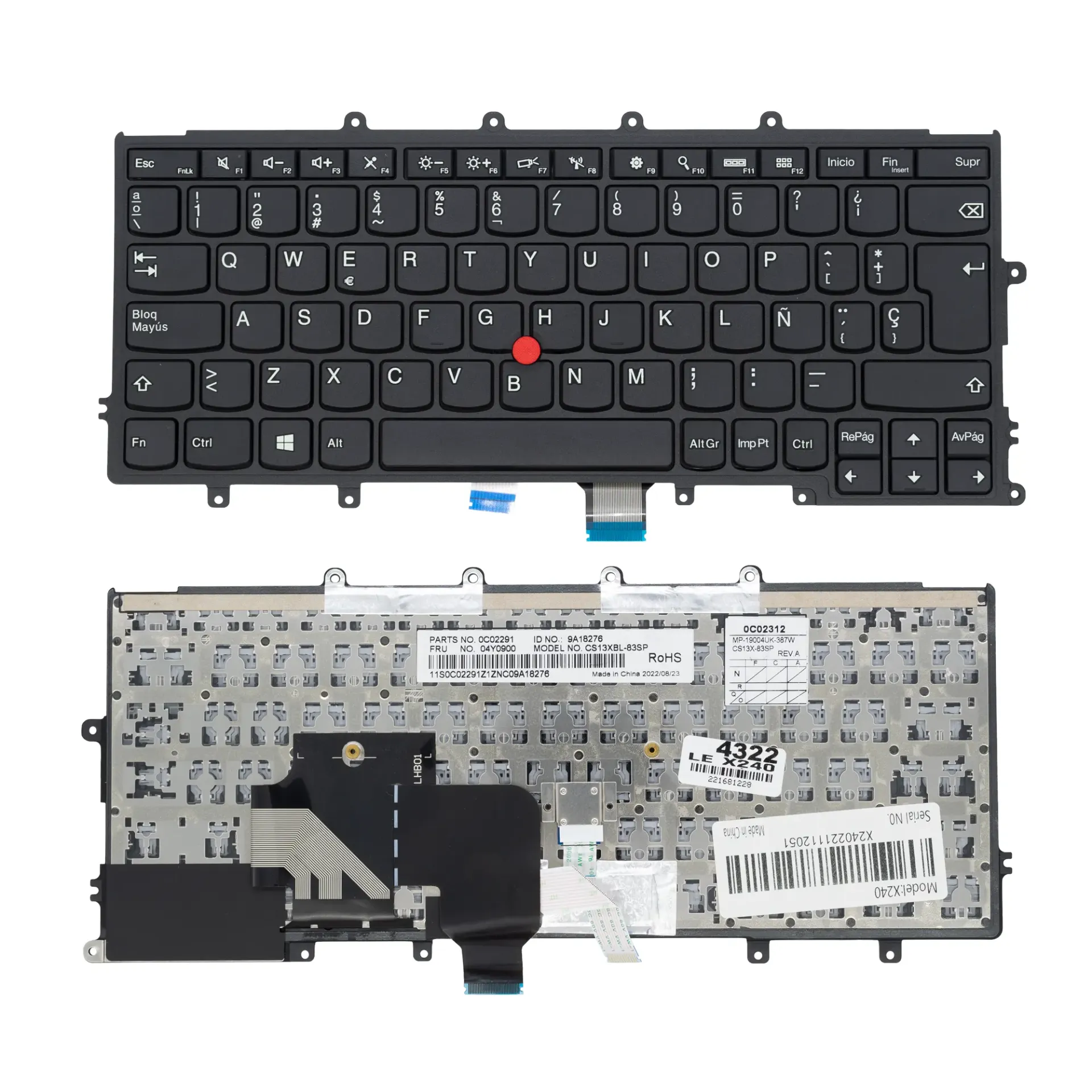 [A05633] Teclado Lenovo Thinkpad X230S / X250 / X270 X240