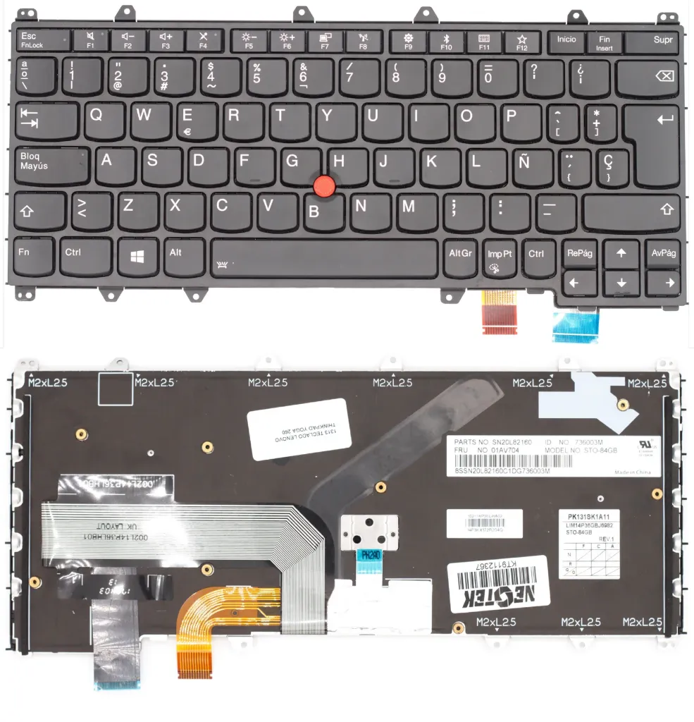 [A05655] TECLADO LENOVO THINKPAD YOGA 260, 370, X380