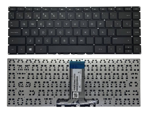 Teclado Portatil Hp 14-AV 14-ba 14t-ba 14m-ba 14-AL ENTER HORIZONTAL