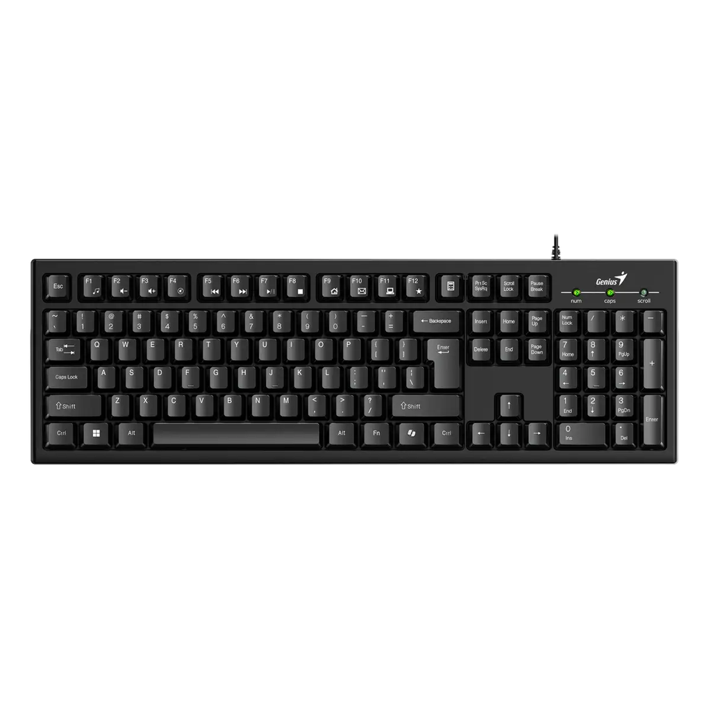 [GKB100] Teclado Genius Smart KB-100 USB Negro Resistente a Liquidos