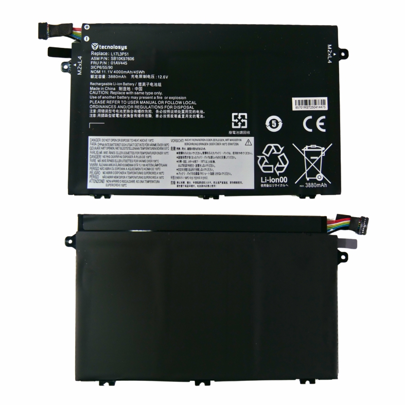 [A02609] BATERIA LENOVO THINKPAD E480 E485 E495 E580 E585 E490 E590 R480 R580 E14 E15