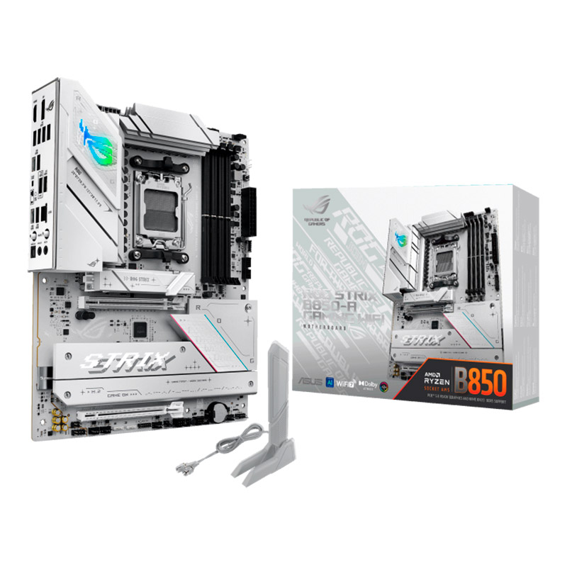 BOARD ASUS ROG Strix B850-A Gaming WiFi AMD AM5 B850 BLANCA