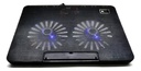 Base Refrigerante Doble Ventilador A2 | Silencioso | 2 Usb Color Negro