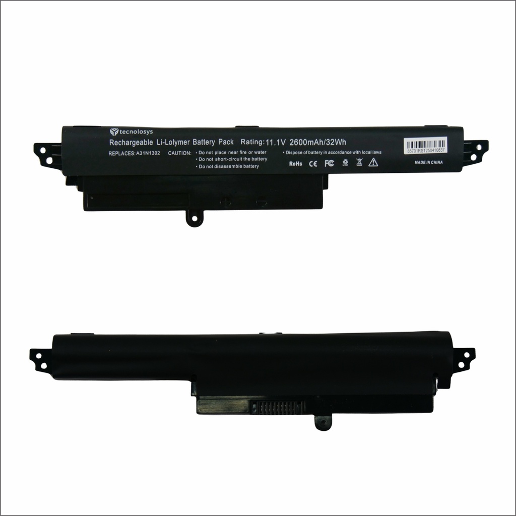 Batería para Asus Vivobook A31N1302 X200CA / F200MA / R202CA