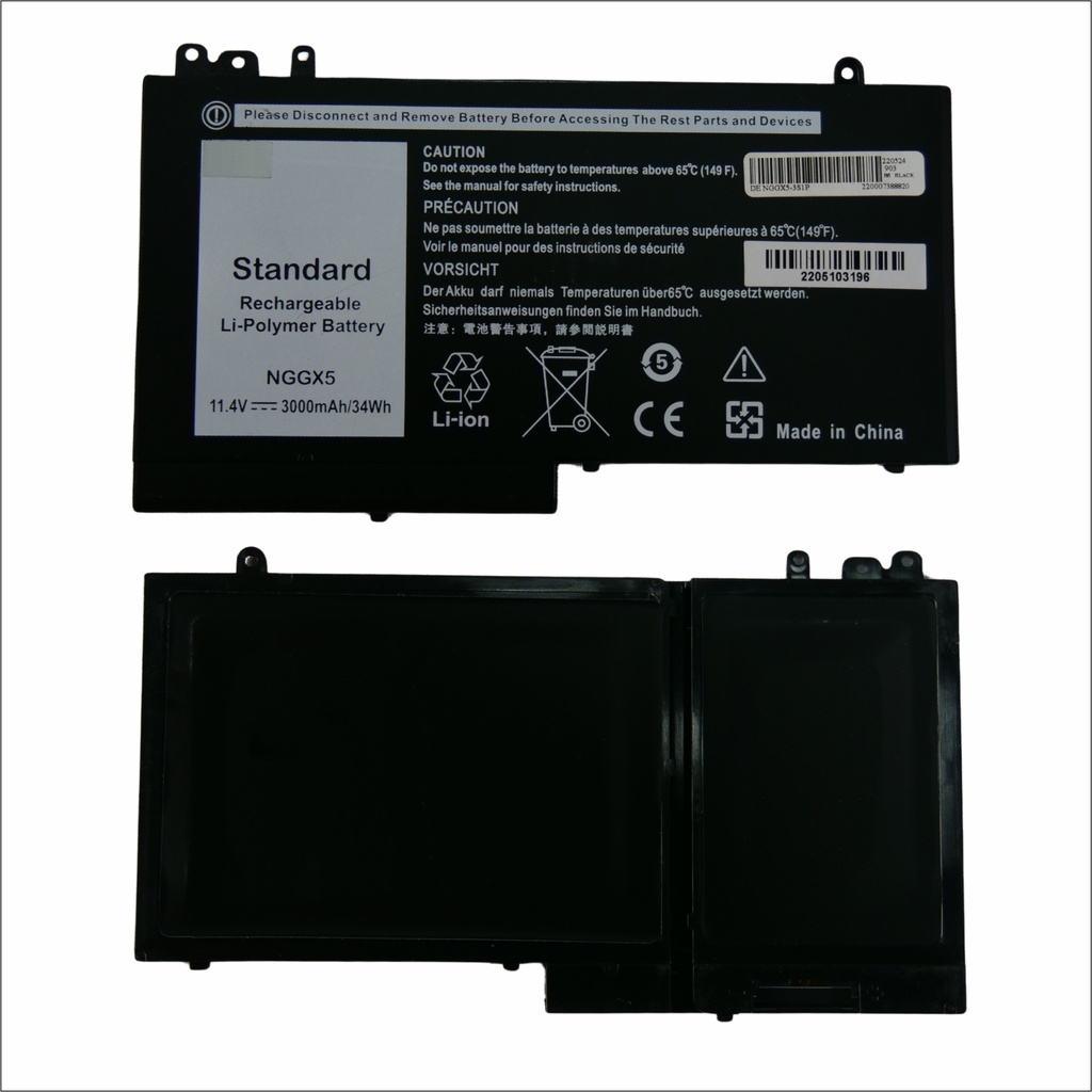 Batería para Portátil Dell NGGX5 Latitude E5470 / E5270 / E5570 / M3510