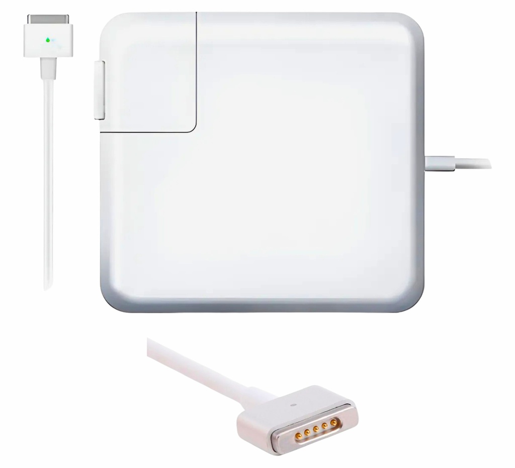 CARGADOR MAC APPLE 14.5V - 3.1A / 14.85v - 3.05 A MAGSAFE 2 45W HOMOLOGADO
