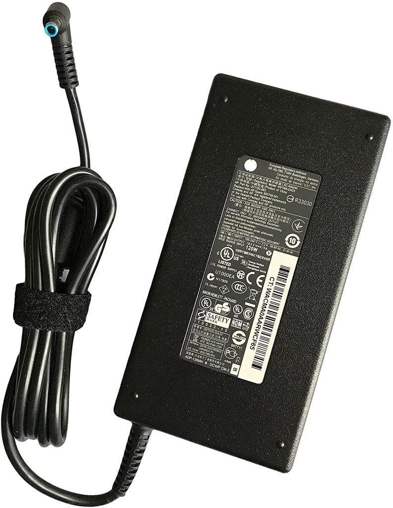 [A09511] CARGADOR PORTATIL HP SPLIT PUNTA AZUL 19.5V 6.15AMP 4.5*3.0MM HOMOLOGADO