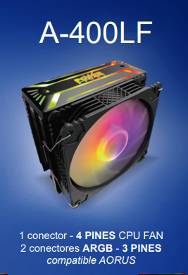 COOLER POWER GROUP RGB A-400LF