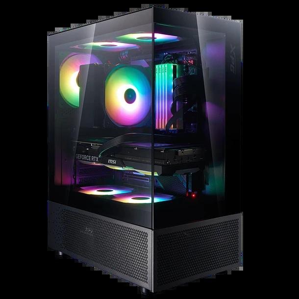 [MINXPG] CHASIS XPG INVADER X MINI + 5 Fans ARGB Black