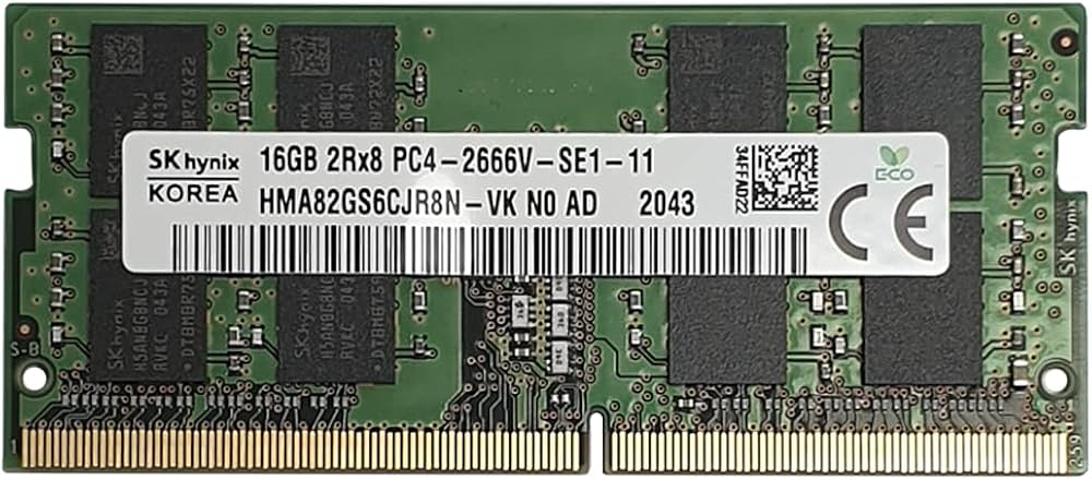 RAM PORTATIL DDR4 16GB 2666MHZ SK HYNIX,MICRON