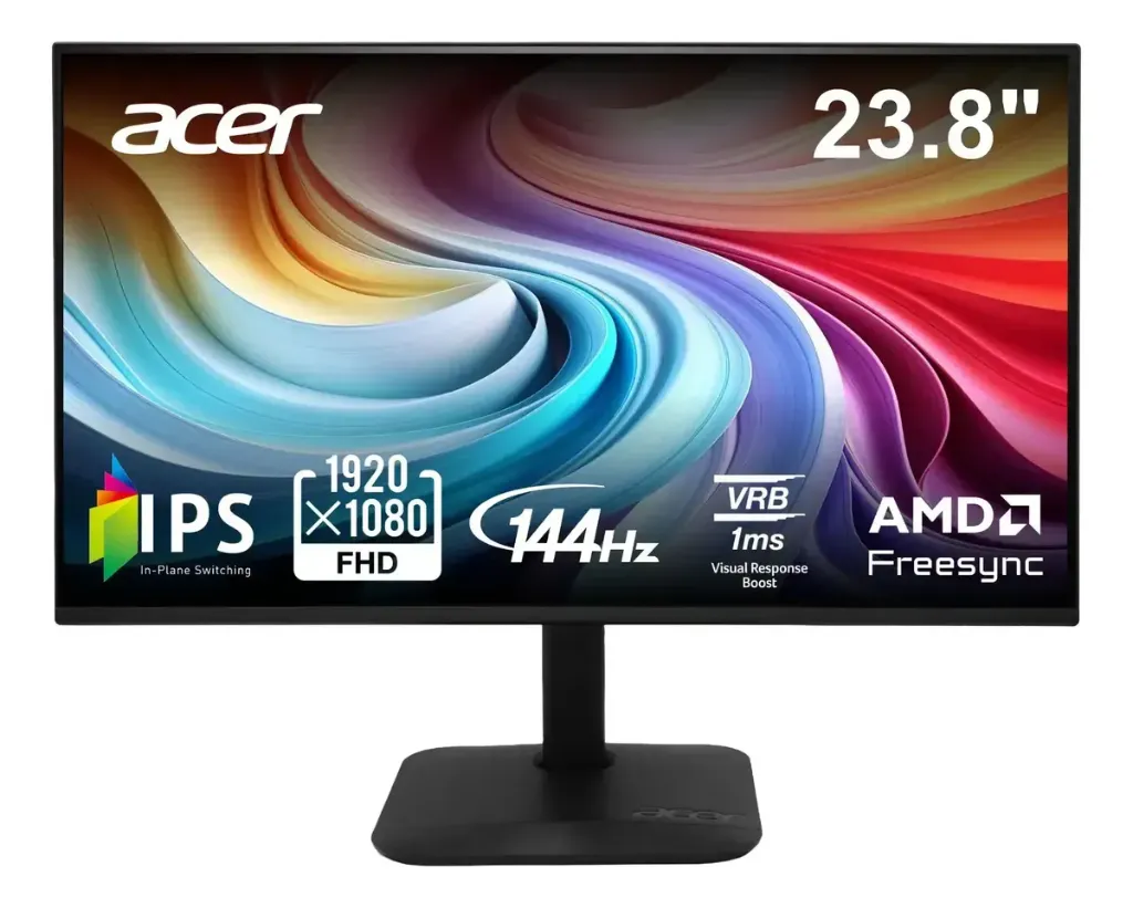 [KA242Y] MONITOR ACER KA242Y P6bi 23.8" IPS LED FHD 144Hz 1ms FreeSync (HDMI,VGA)