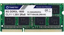 RAM PORTATIL DDR3 8GB PC3L 1.35V 1600MHZ-12800 TIMETEC