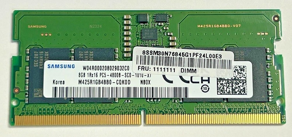 [K91231] RAM PORTATIL DDR5 8GB 5600MHz PC5-38400 SAMSUNG