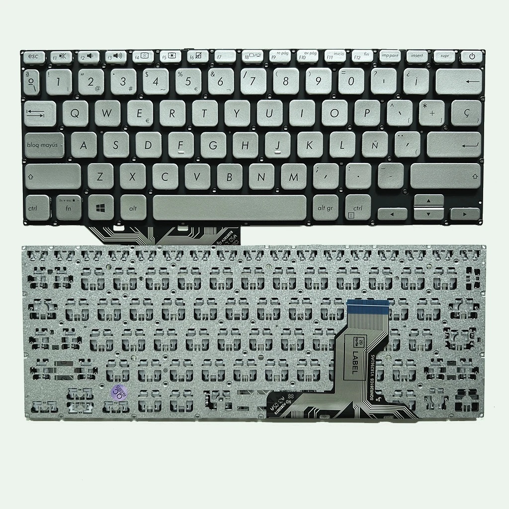 [A05338] TECLADO ASUS X420 X420f X420u A420f A420 PLATEADO
