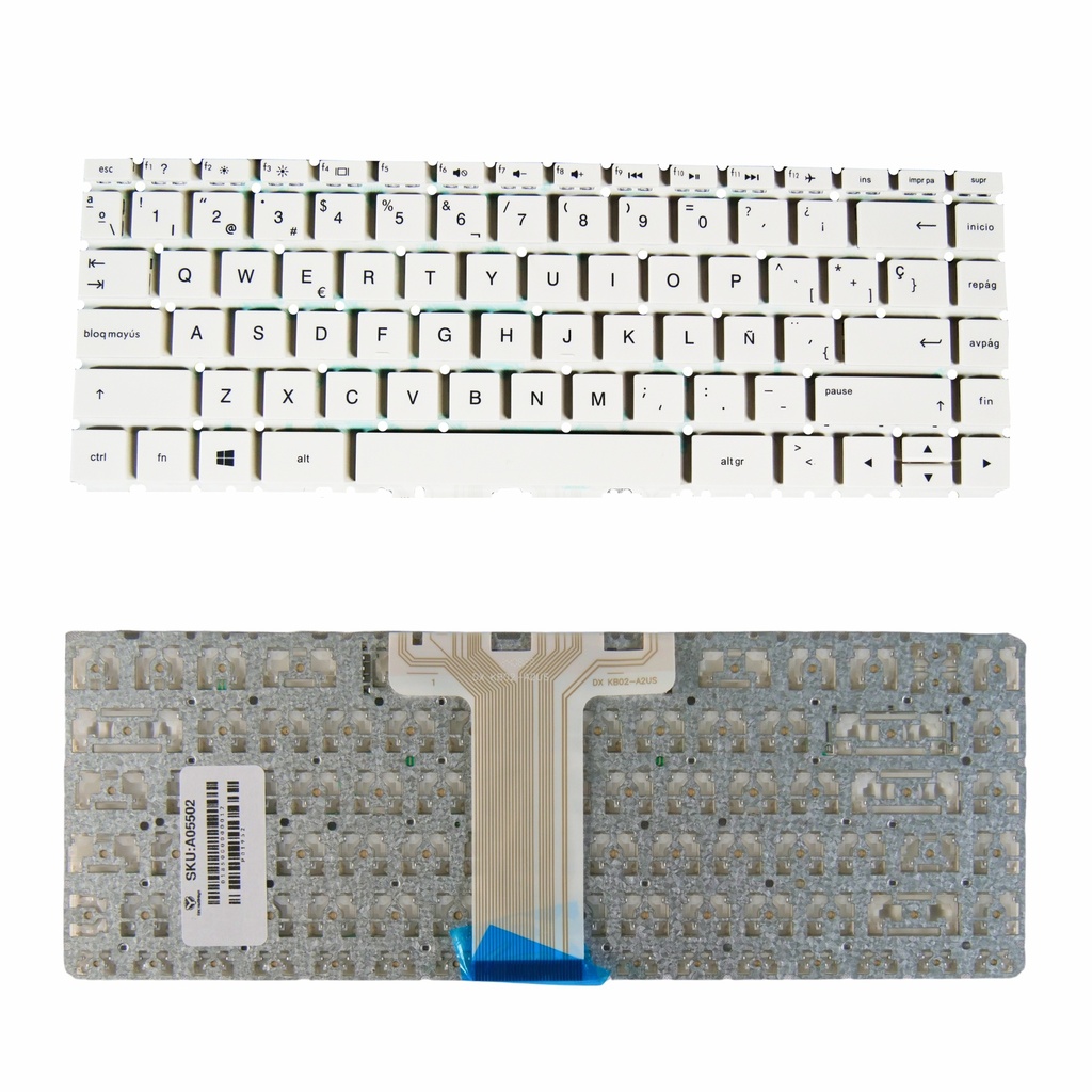 [A05502] TECLADO HP 14-BS 14-BP 14-BW 14-CF 14-CK 14-BK  BLANCO