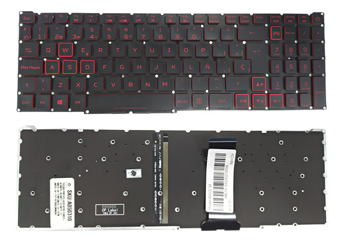 TECLADO PORTATIL ACER NITRO 5 AN515-54 AN515-43 AN515 54 AN715 51