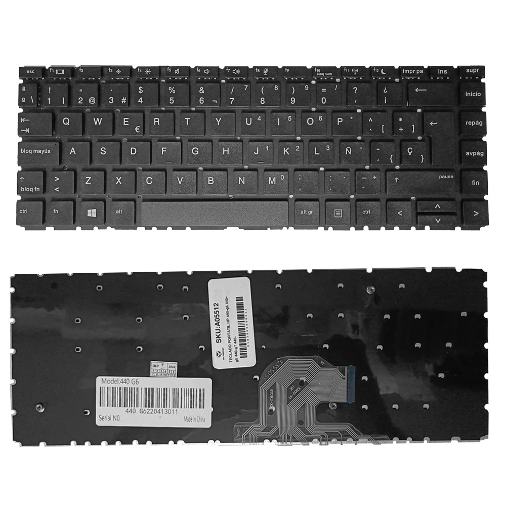 [A05512] TECLADO PORTATIL HP 440-g6 445-g6 440-g7 445-g7_ppal