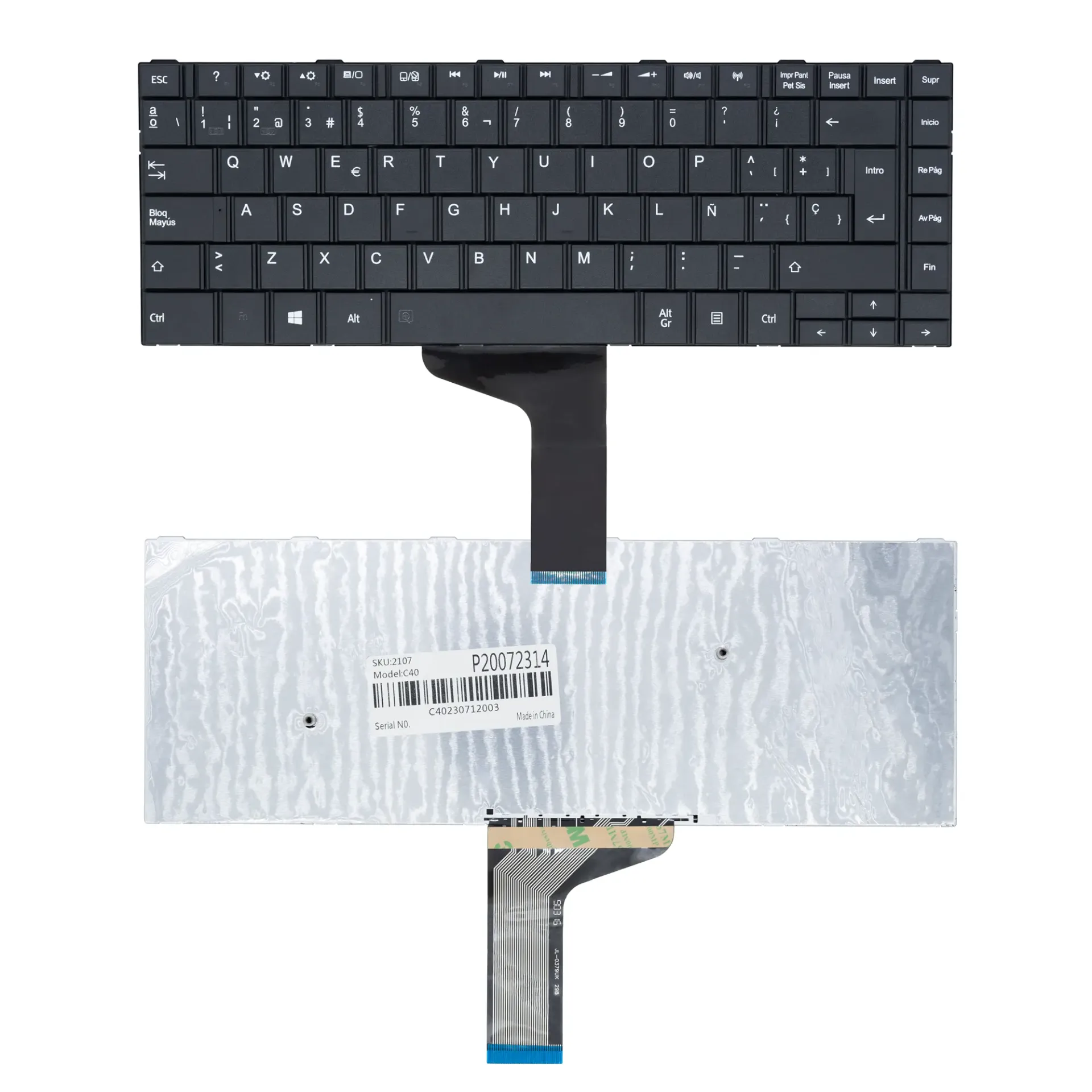 TECLADO PORTATIL TOSHIBA C40/C45/C40D/C45D/C40T/C44 S45