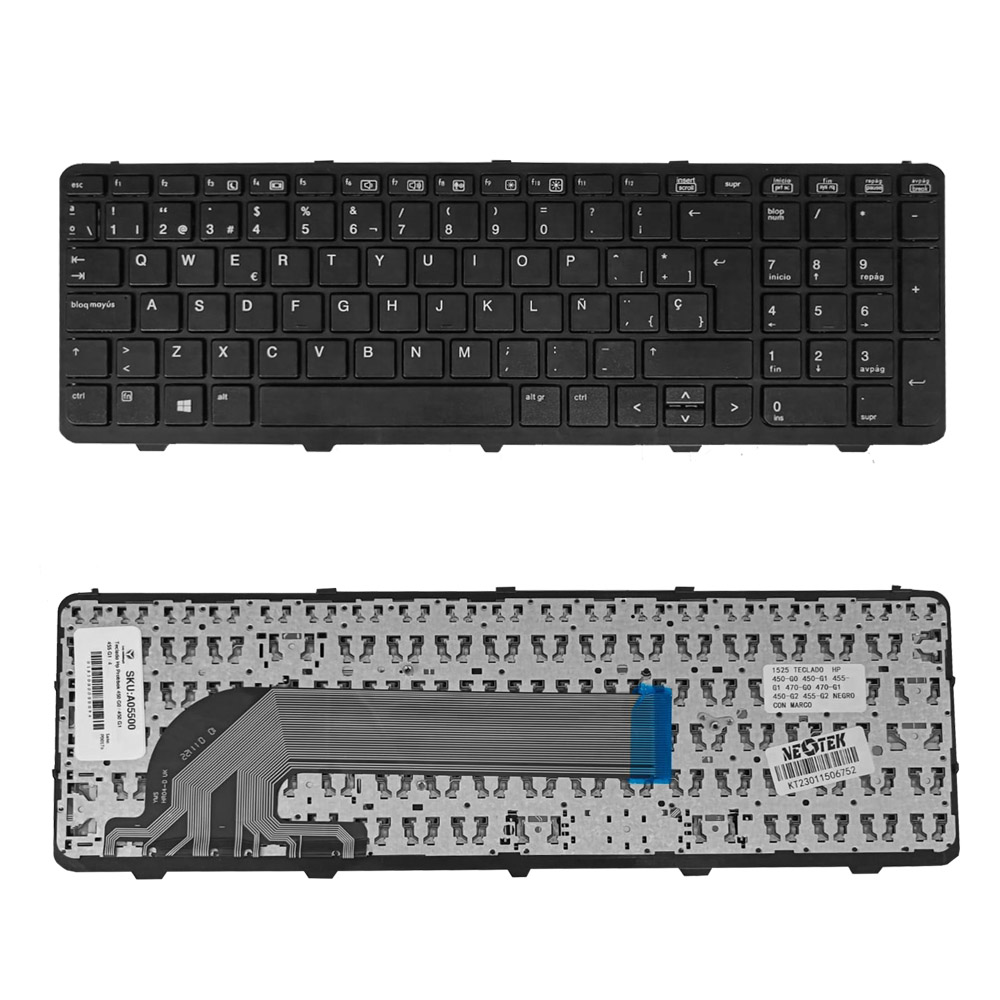 [A05500] TECLADO HP Probook 450 G0 / 450 G1 455 G1 / 470 G2