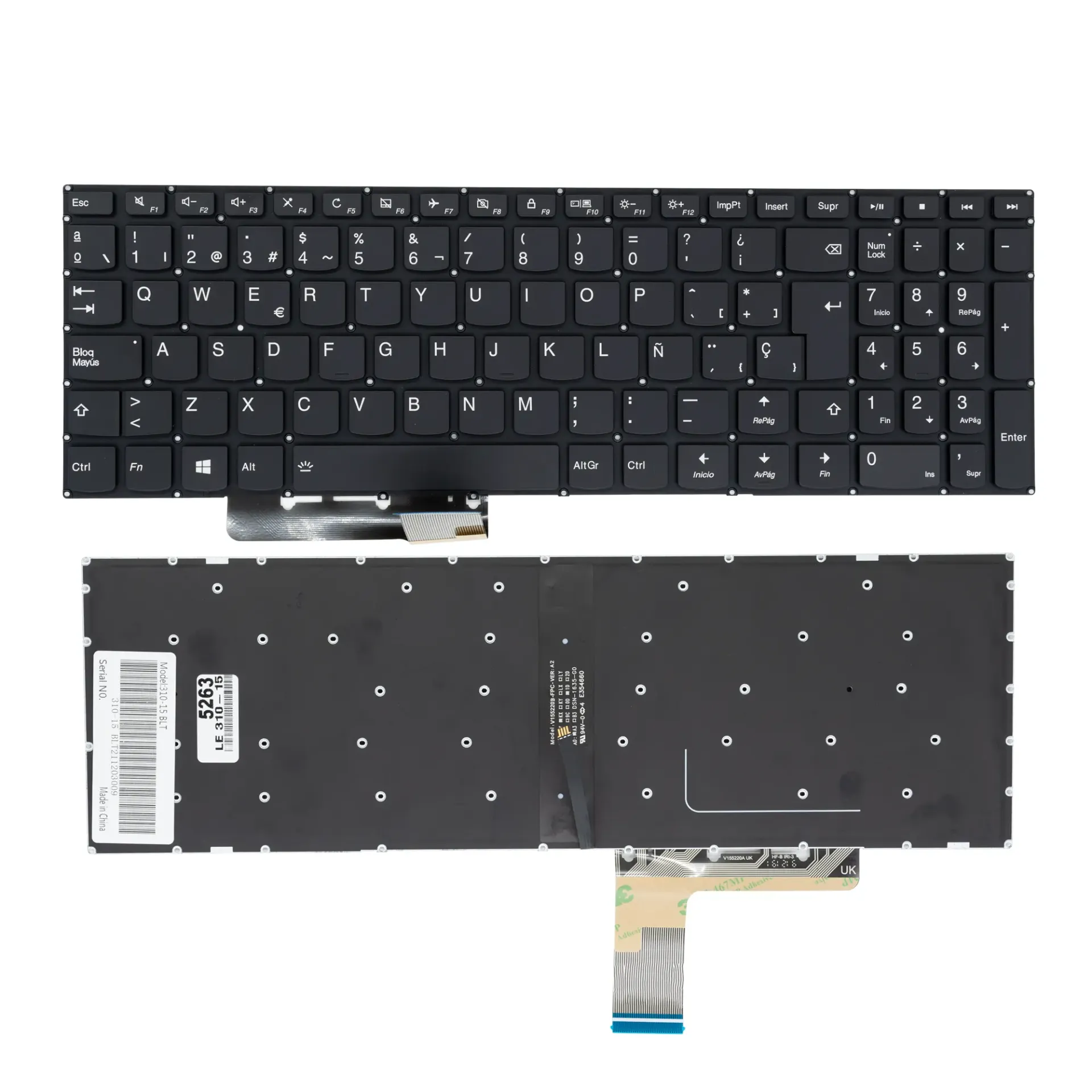 [A05625] Teclado Lenovo Ideapad 110-15ISK / V110-15ISK SIN POWER