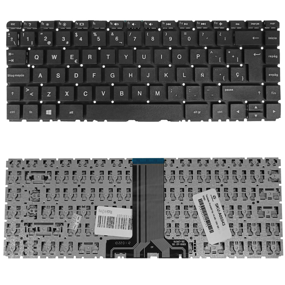 Teclado Portatil Hp 14-AV 14-ab 14-ba 14t-ba 14m-ba 14-AL ENTER VERTICAL