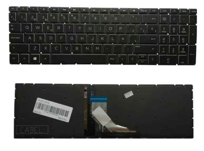 [A05535] TECLADO HP 15-CW 15-CC 15-DA 15-CB 15-DY 15-CD 15-DB 15-BR 15-CX NEGRO RETROILUMINADO