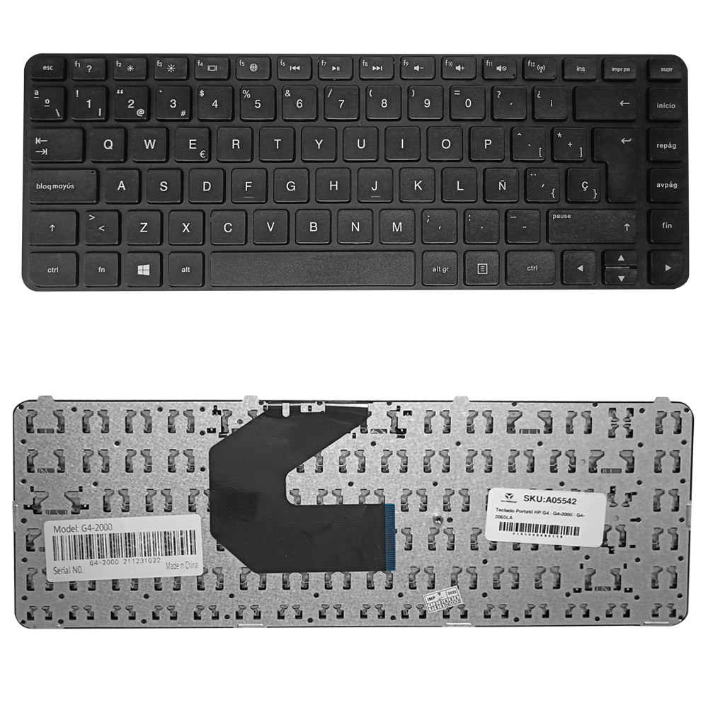 [A05542] Teclado Portátil HP G4 / G4-2000 / G4-2060LA