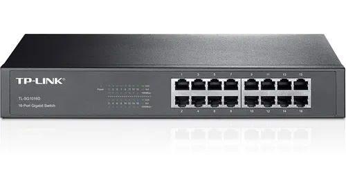 [TLSG1016D] Tp-link, Switch De Escritorio 16 Puertos Gigabit, Tl-sg1016d