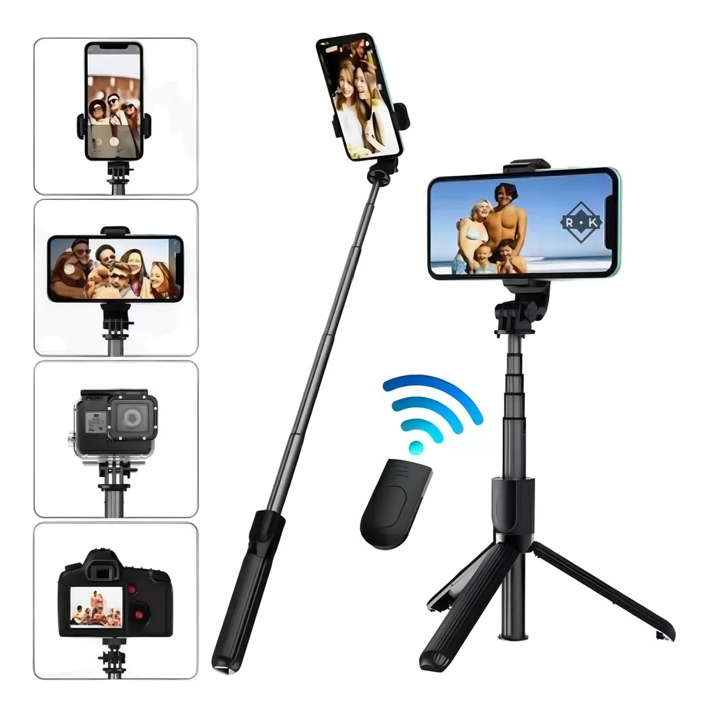 [TS03] Tripode Para Celular Selfies Negro