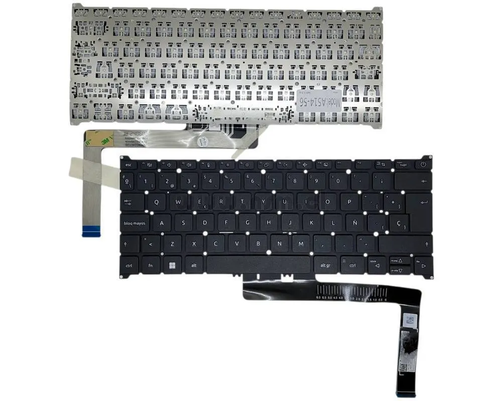 Teclado Español Negro Acer AV14-51 AV14-52 A314-23 A314-36 A514-54 A514-55 CON POWER