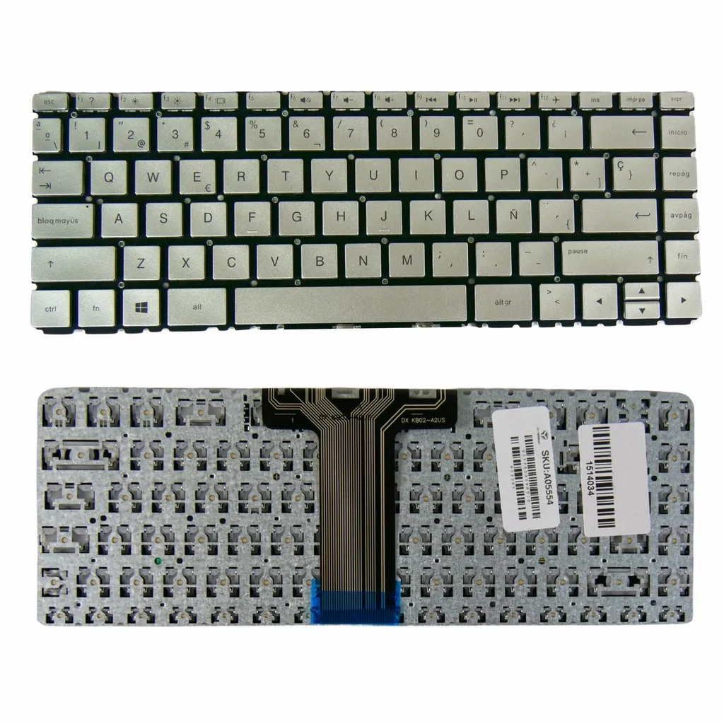 [A05554] TECLADO HP 14-BS 14-BP 14-BW 14-CF 14-CK 14-BK 14-DK  14-DQ PLATEADO