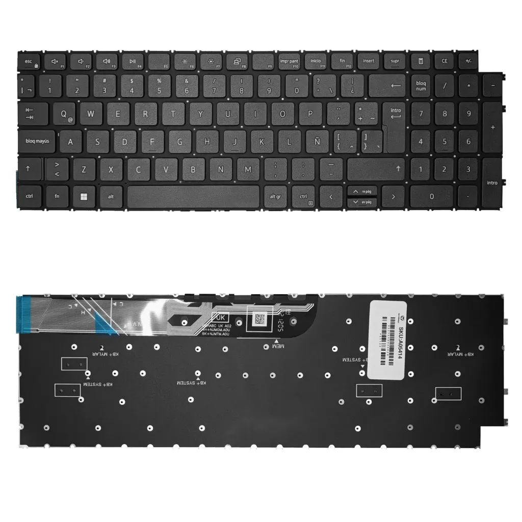 [A05420] Teclado Dell Inspiron 15  3511 3515 15 5515 7510 16 7610 Latitude 3520 3530 3540 Vostro 3520 5510 5515 7510 RETROILUMINADO