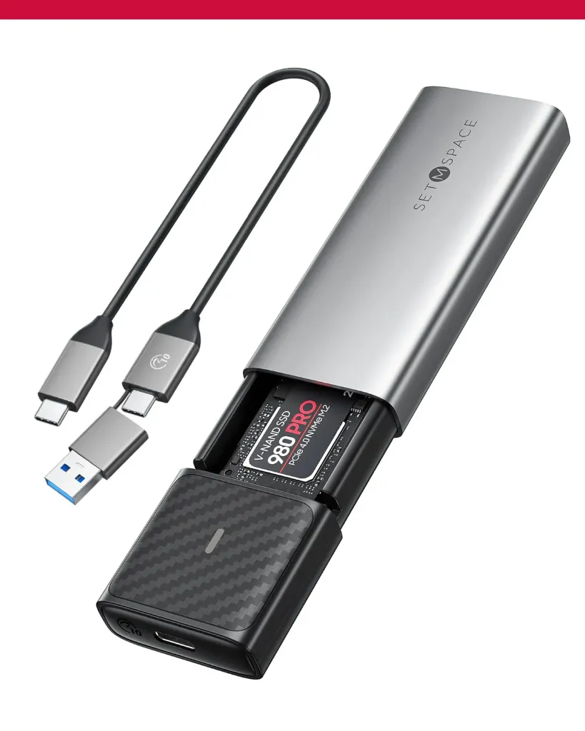 [ENM2] ENCLOSURE M2 NVMe y SATA SETMSPACE