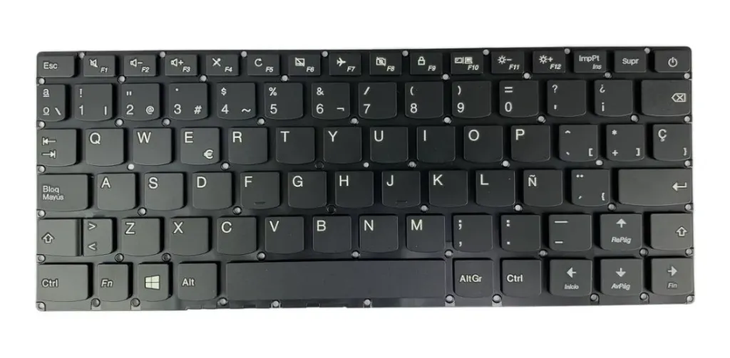 Teclado Lenovo Yoga 310-11 310-11iap 710-11 710-11isk -11ikb Negro con Power