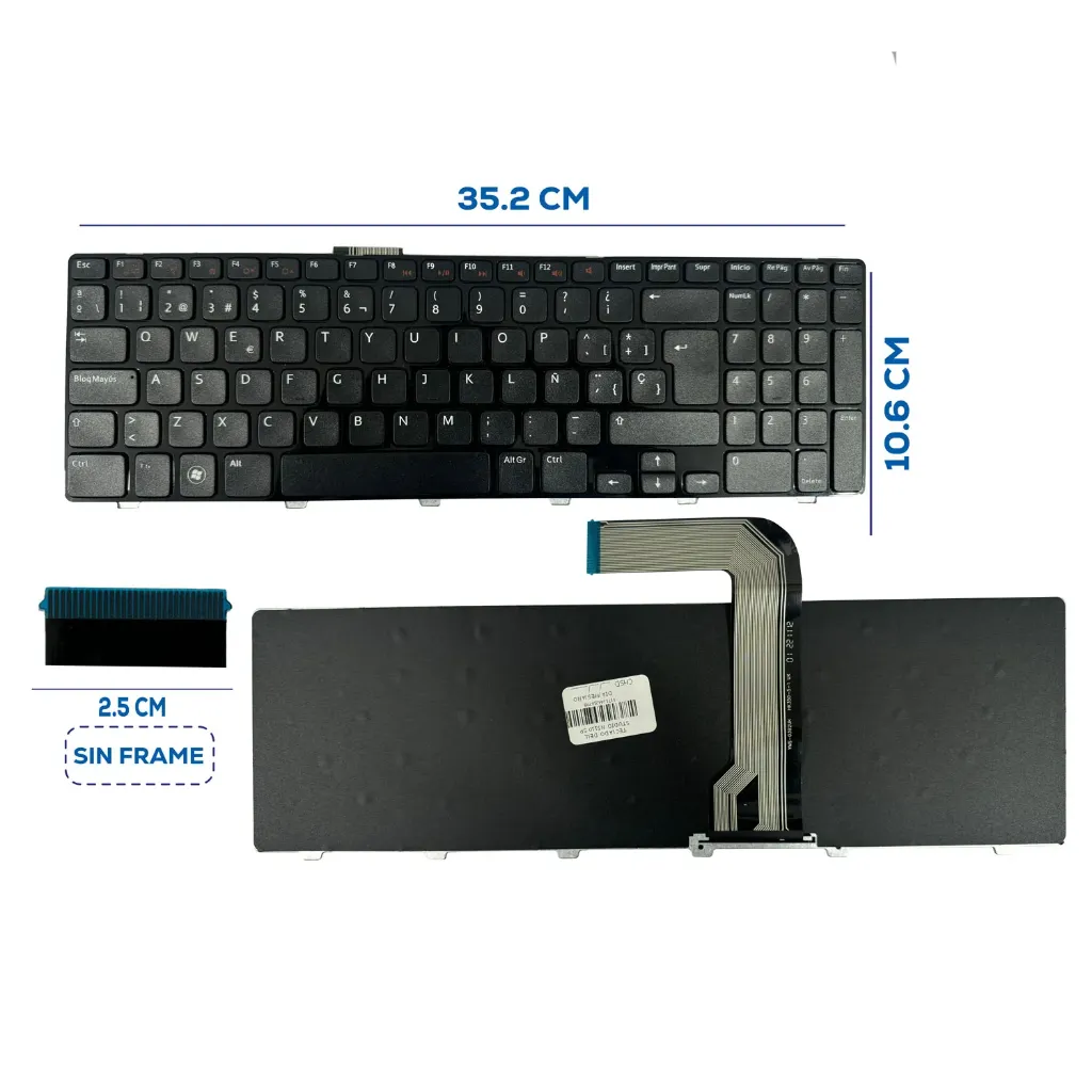 TECLADO DELL 15R N5110 M5110 M501Z