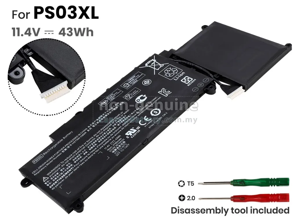 BATERIA HP PS03XL Stream X360 11-P S03XL PL03 PS03 Stream X360 11-P015WM 787088 -241, pabellón X360 310 serie G1 HSTNN-DB6R 787520 -005