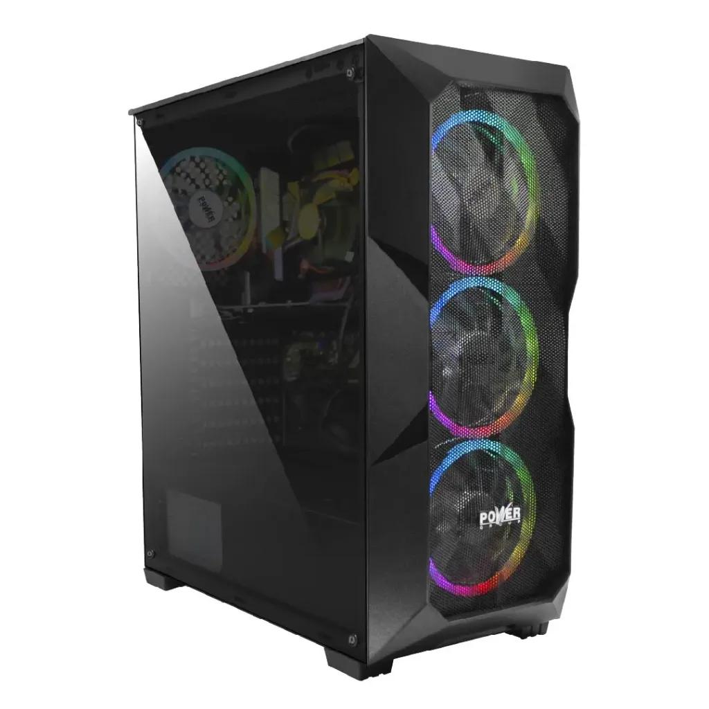 CPU POWER GROUP INTEL CORE I7-12700, BOARD B760M-G, RAM 32GB DDR4 3200MHZ RGB, SSD M.2 NVME 512GB, SSD VULCANZ 512GB, FUENTE 750W BRONZE XPG, ATX L18