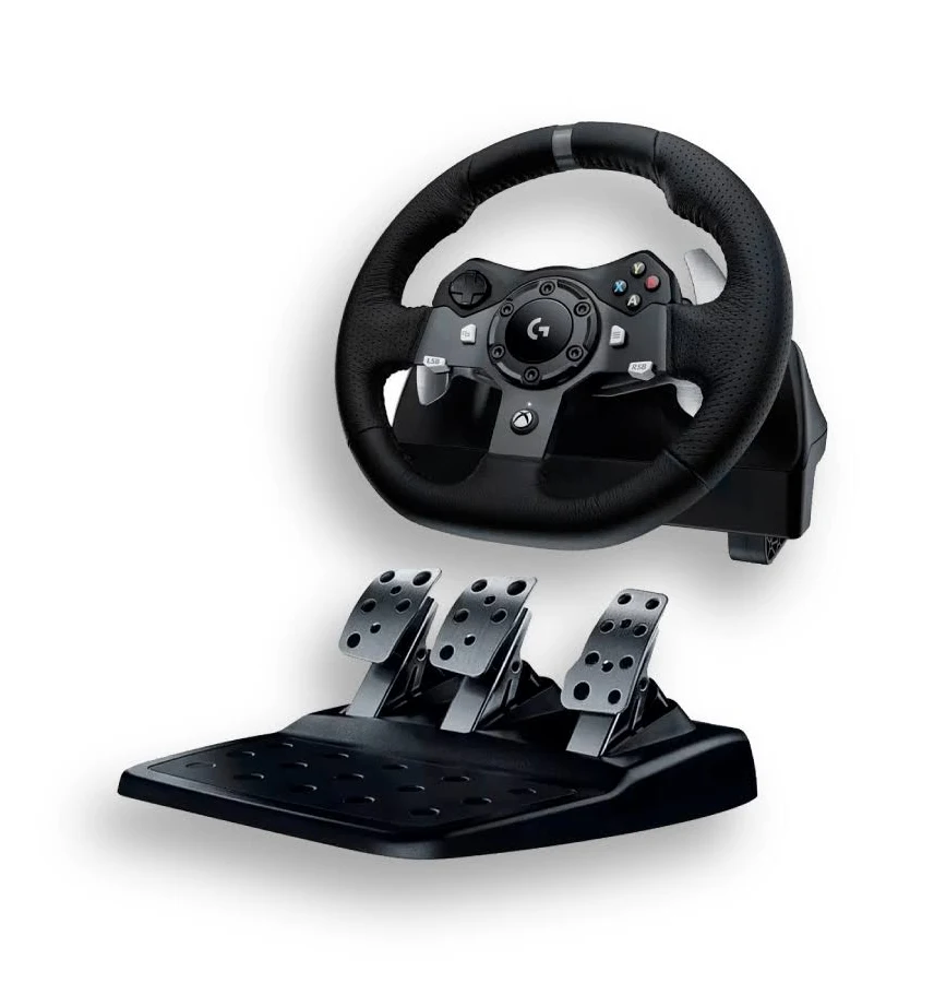 TIMON G920 Logitech Gaming Timón de Carreras Con Pedales USB Compatible XBOX One/PC