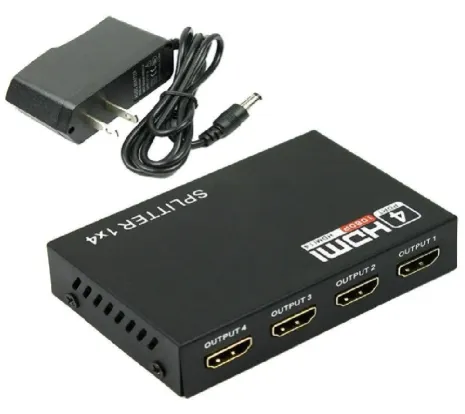 [SP1X4] Splitter Hdmi 1X4 - 1 Entrada 4 Salidas