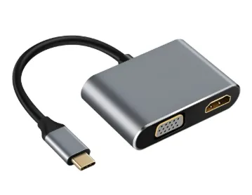 Convertidor Tipo C A HDMI-VGA-USB 3.0 Y C Tipo C 4 En 1