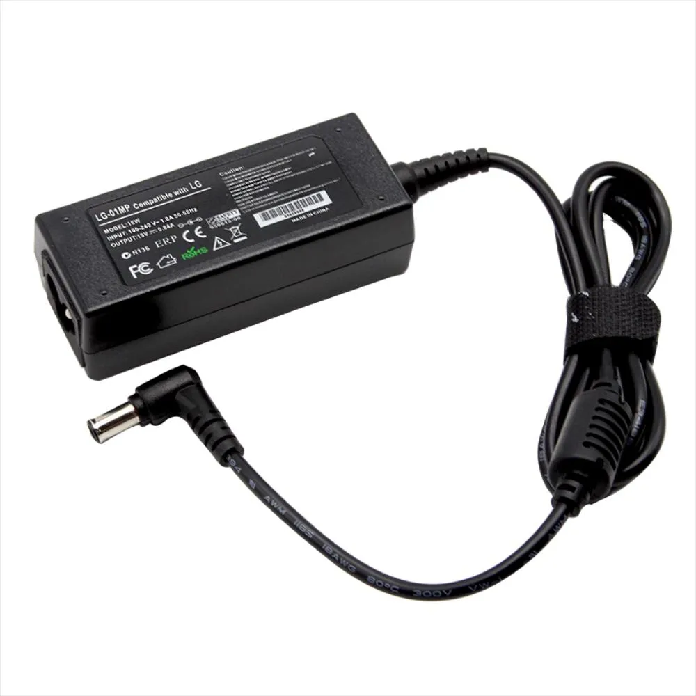 CARGADOR MONITOR LG 19V 1.7 AMP 6.0*4.4 HOMOLOGADO