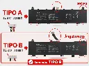 BATERIA ASUS TUF A15A A17 FA506 FX506 FX556 GA551 GX550 ROG ZEPHYRUS FX766 MODLEO: C41N1906-1 CABLE LARGO TIPO B