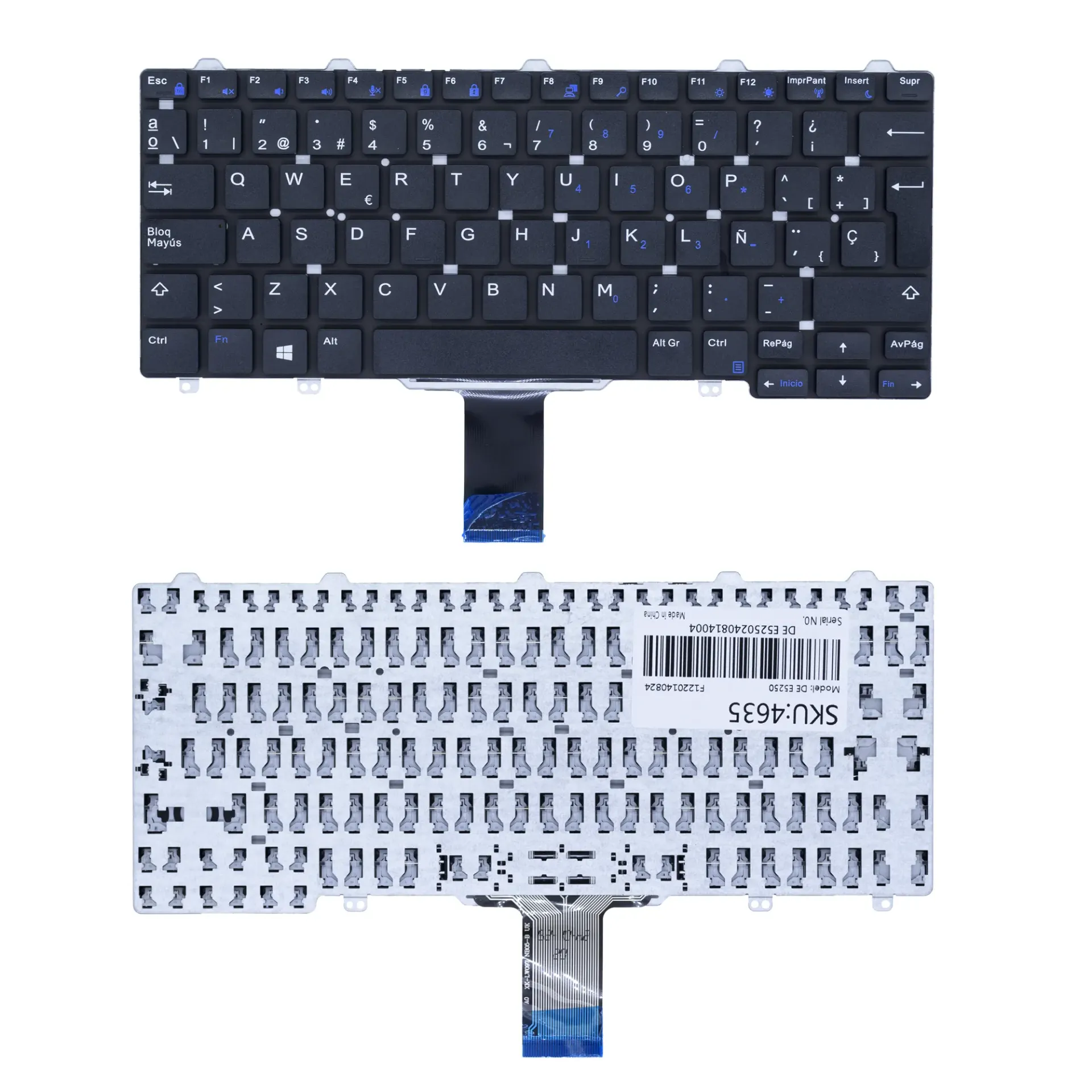 TECLADO DELL LATITUDE E5280 E7280 E5289 E5280 E7390 RETROILUMINADO