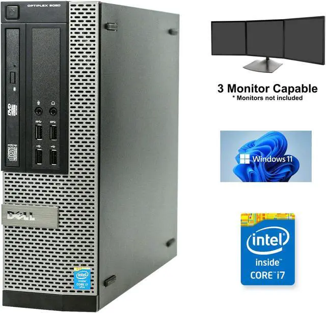 CPU DELL OPTIPLEX 9020 INTEL I7 4770 RAM DDR3 8GB SOLIDO 240GB WINDOWS 11 PRO