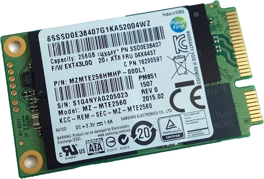 [AOPM256] mSATA SSD 256gb Mini SATA OPENBOX