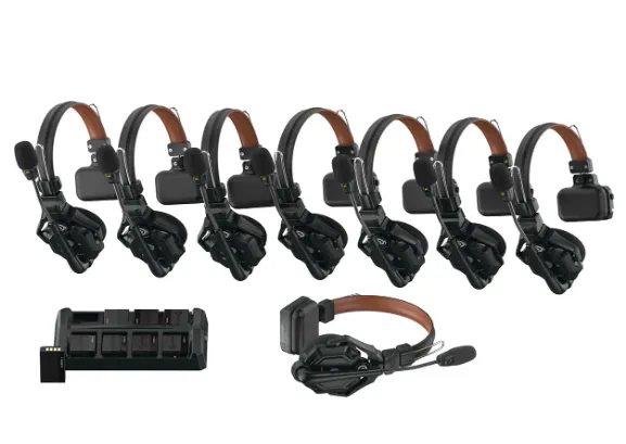 [HSC1X8] Hollyland Solidcom C1 Pro Full-Duplex ENC Sistema de intercomunicación inalámbrico con 8 auriculares