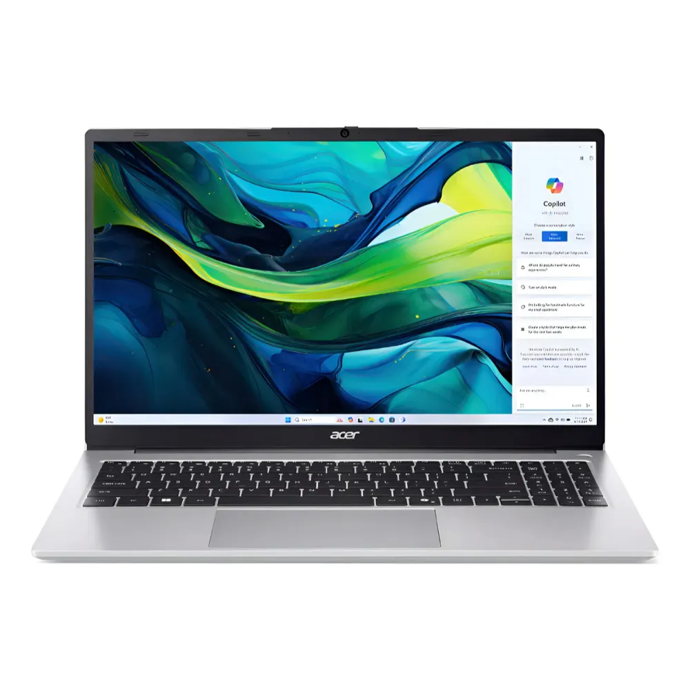 [AL15-33P] PORTATIL ACER AL15-33P INTEL CORE I3 N355 RAM 8GB DDR5 SSD 512GB 15.6" FHD SILVER